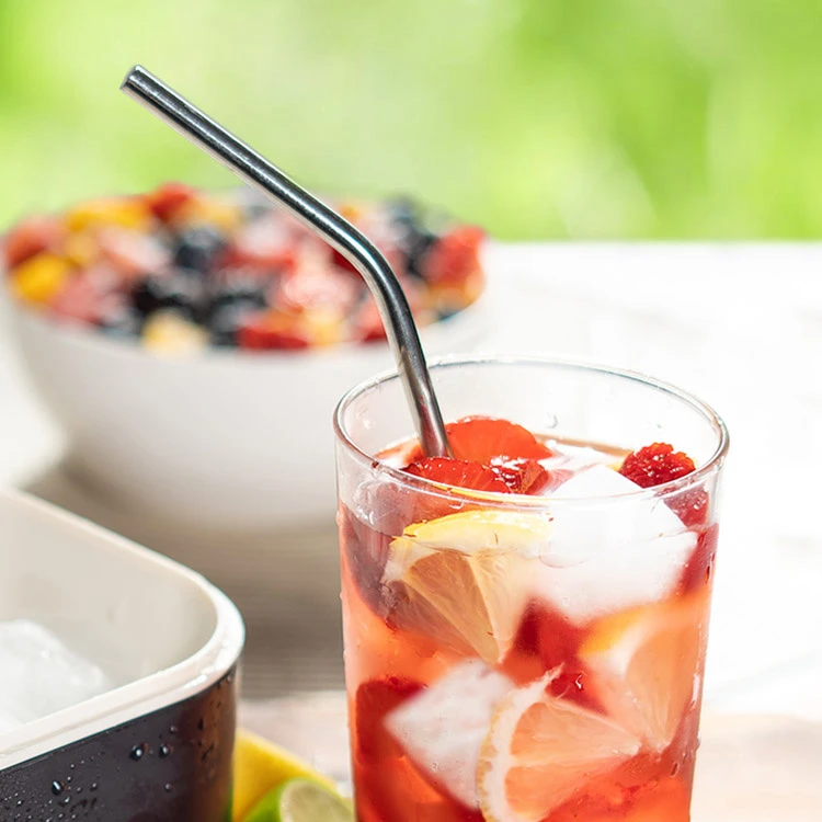 Genanvendelige Sugerør I Metal 1 Genanvendelige Sugerør I Metal