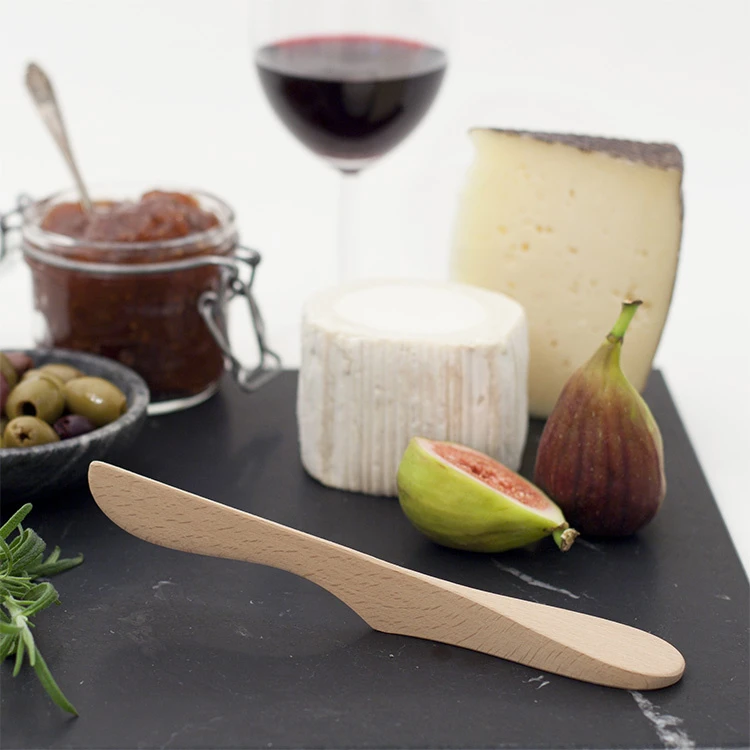 Stående Smørkniv, Bøgetræ 1 Stående Smørkniv, Bøgetræ