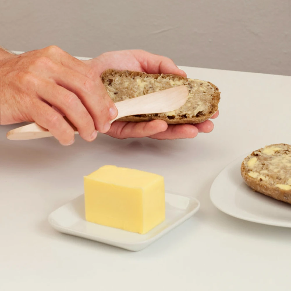 Stående Smørkniv, Bøgetræ 2 Stående Smørkniv, Bøgetræ - Billede 2