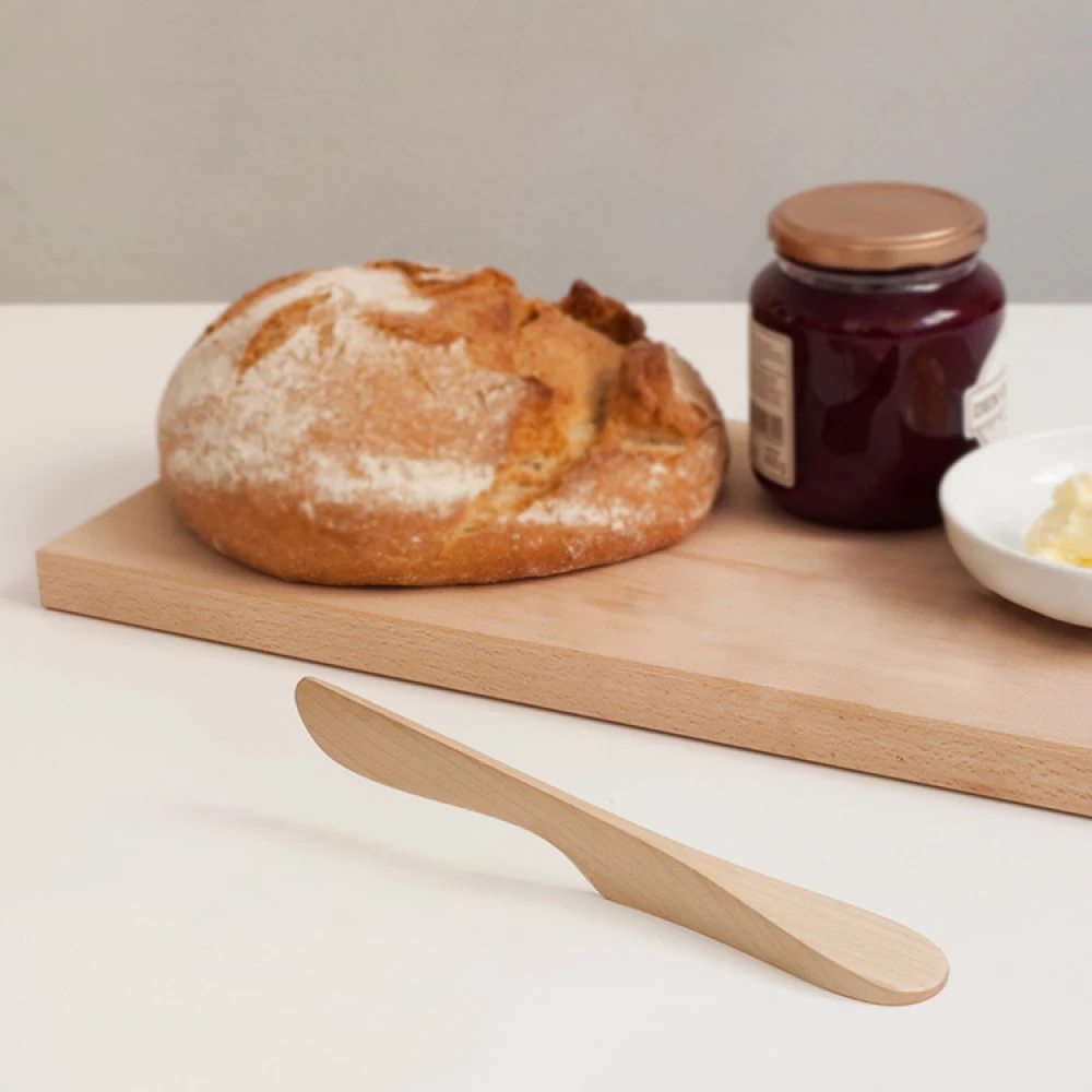 Stående Smørkniv, Bøgetræ 3 Stående Smørkniv, Bøgetræ - Billede 3