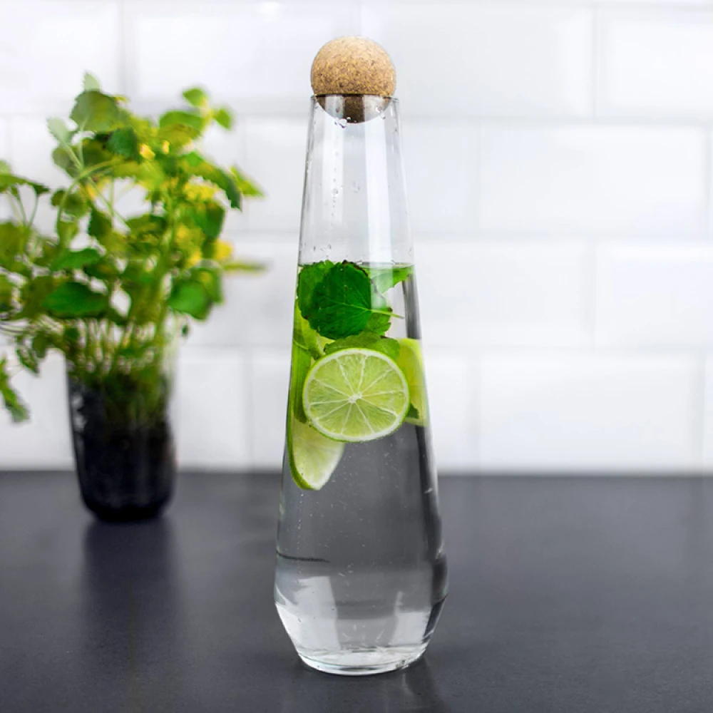 Glaskaraffel Med Køleelement 2 Glaskaraffel Med Køleelement - Billede 2