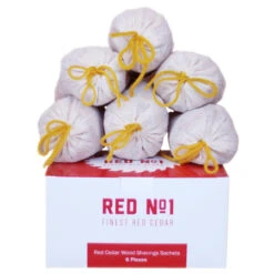 Duftposer Med Rød Cedertræ, 6-pak -SmartaSaker butik 13148 5