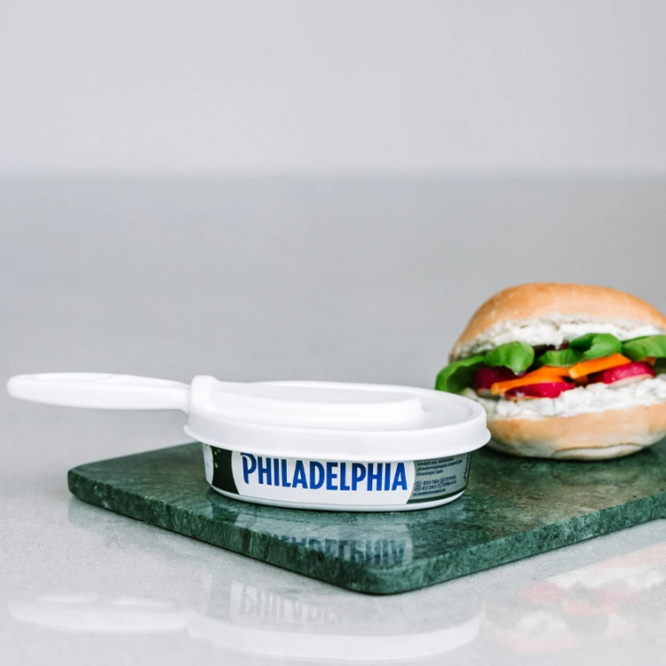 Brelock, Låg Og Smørkniv Til Philadelphia 1 Brelock, Låg Og Smørkniv Til Philadelphia