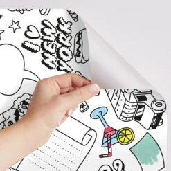 Selvklæbende Farvelægningsrulle