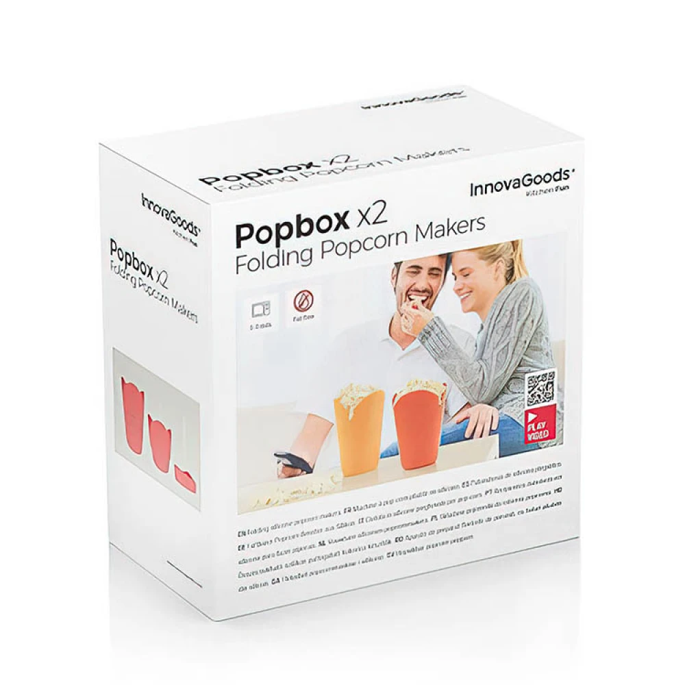 Popcorn Skål Til Mikrobølgeovn 2-pak 9 Popcorn Skål Til Mikrobølgeovn 2-pak - Billede 9