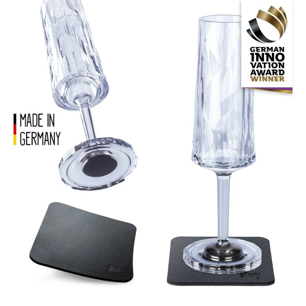 Magnetiske Champagneglas I Plast Silwy, 2-pak 4 Magnetiske Champagneglas I Plast Silwy, 2-pak - Billede 4