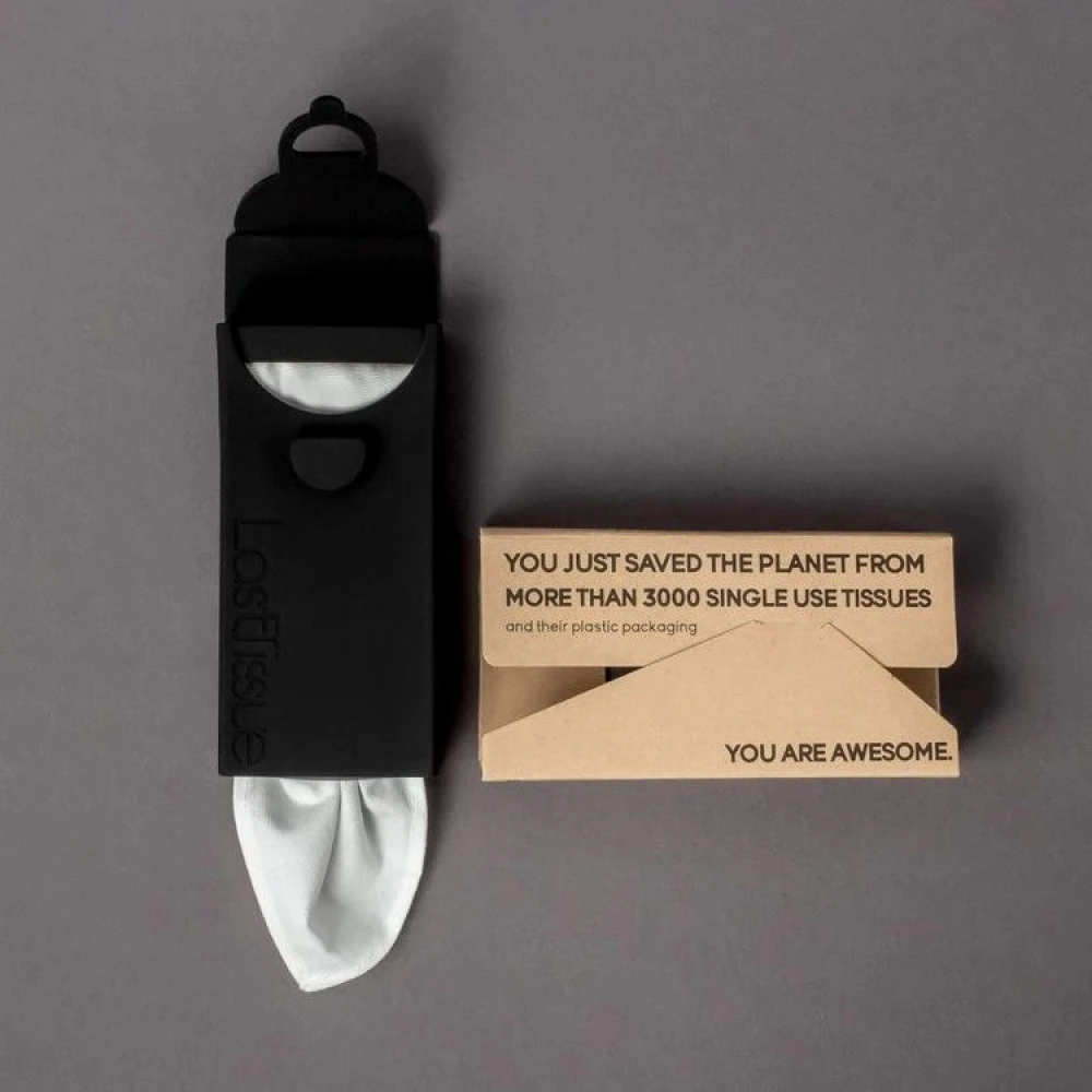 Lommetørklædeholder Med Bomuldslommetørklæder 10 Lommetørklædeholder Med Bomuldslommetørklæder - Billede 10