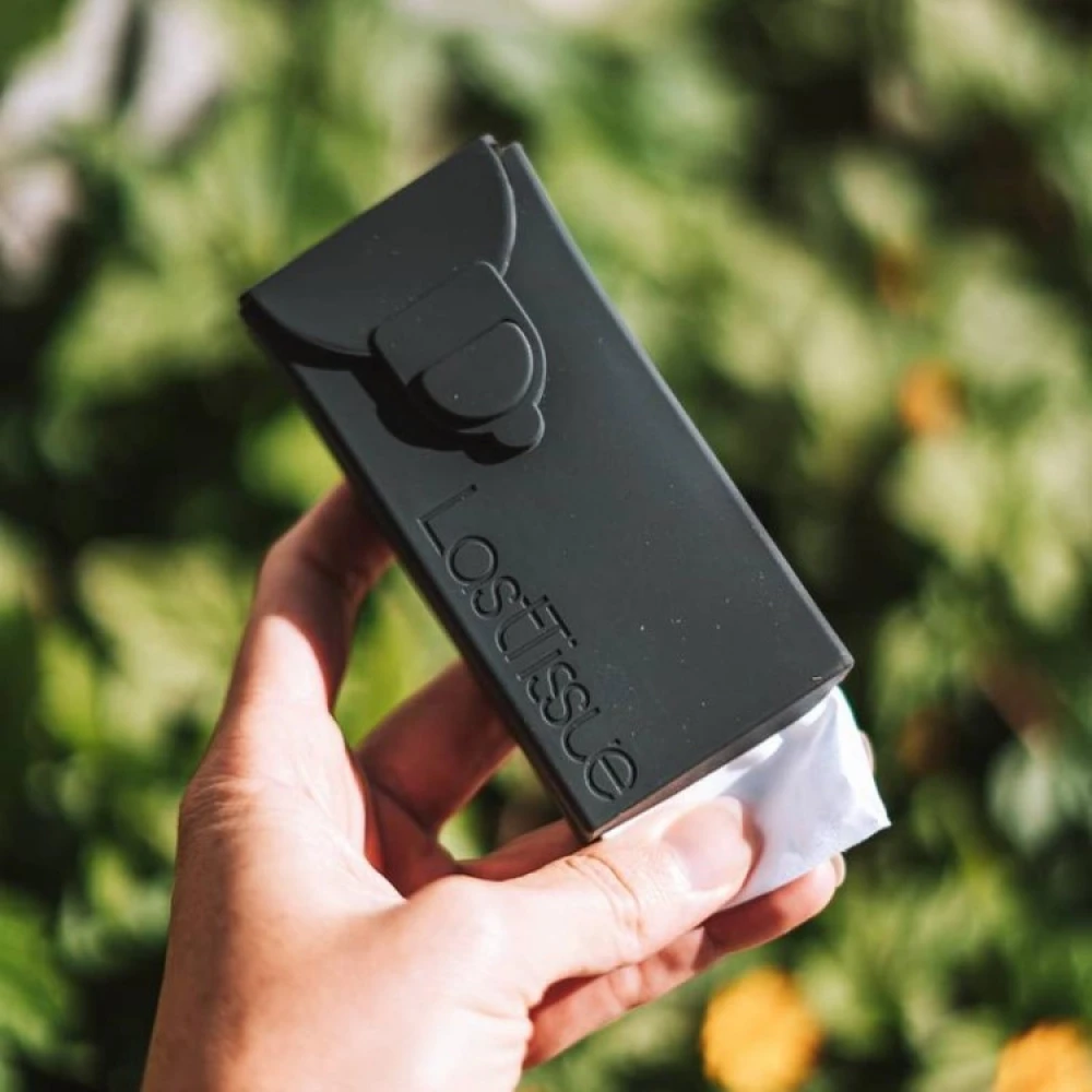 Lommetørklædeholder Med Bomuldslommetørklæder 3 Lommetørklædeholder Med Bomuldslommetørklæder - Billede 3