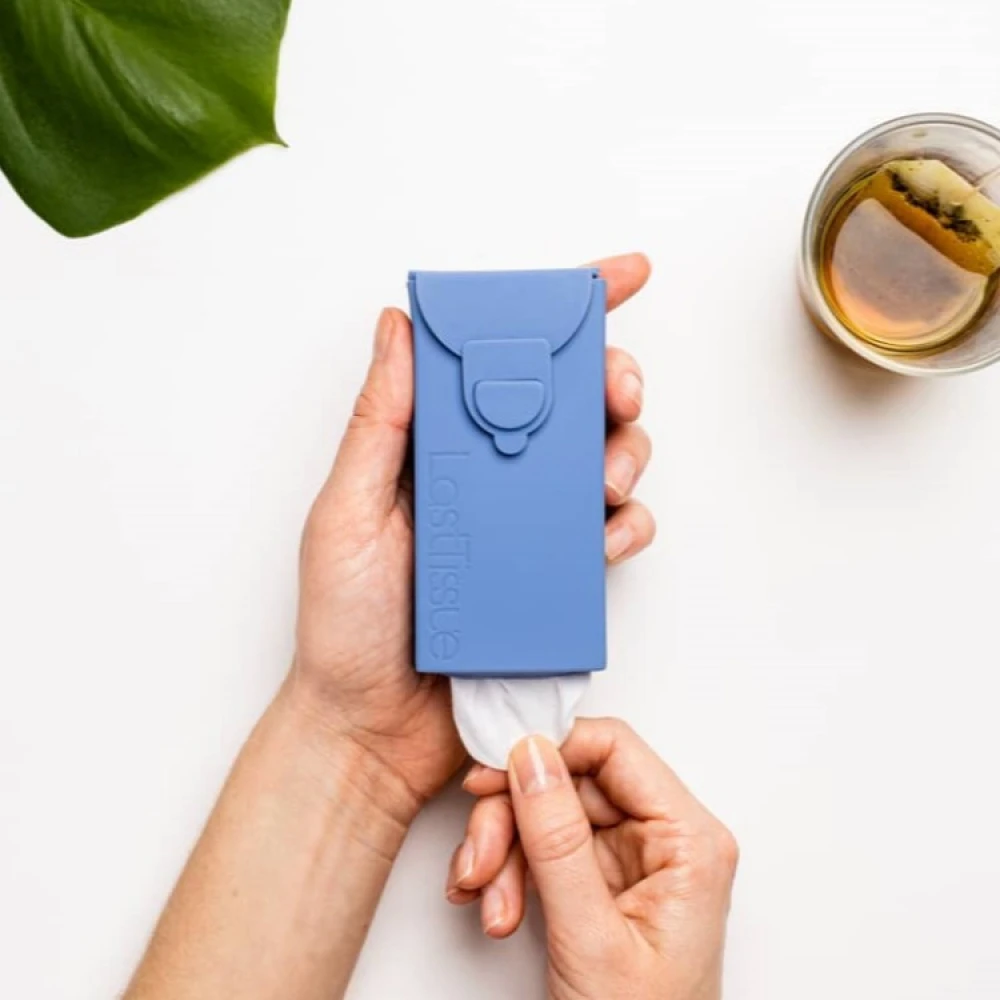 Lommetørklædeholder Med Bomuldslommetørklæder 4 Lommetørklædeholder Med Bomuldslommetørklæder - Billede 4