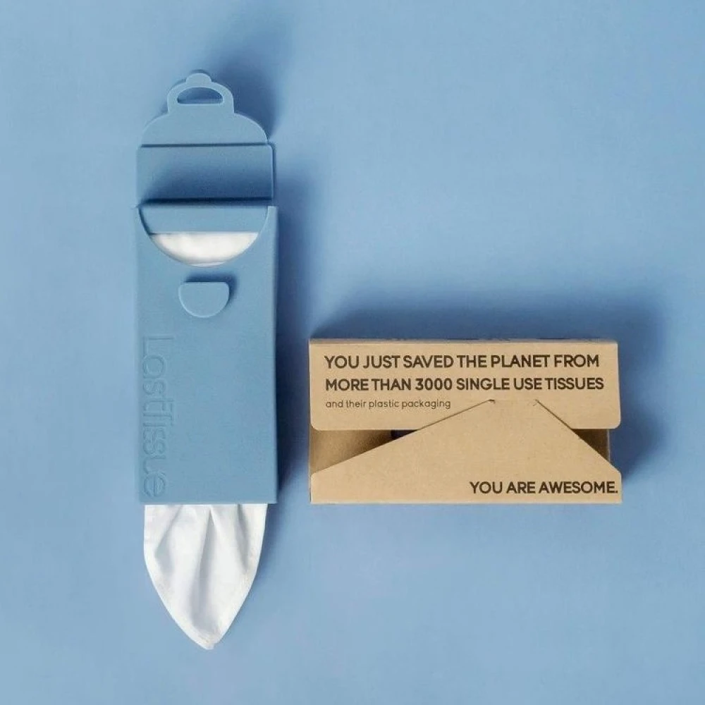 Lommetørklædeholder Med Bomuldslommetørklæder 8 Lommetørklædeholder Med Bomuldslommetørklæder - Billede 8