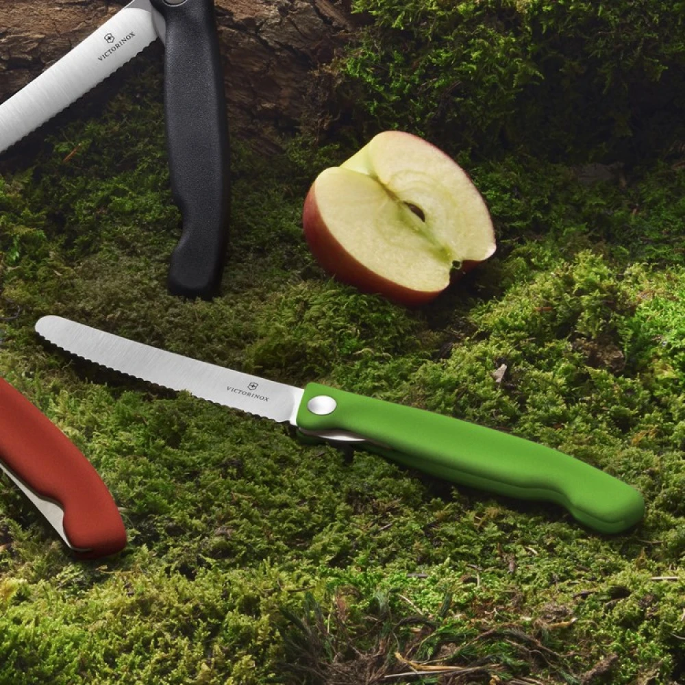 Sammenfoldelig Picnic Kniv Med Takket Blad 2 Sammenfoldelig Picnic Kniv Med Takket Blad - Billede 2